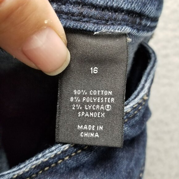 Lane Bryant Jeans Womens16 Blue Zip Ankle Genuis Fit Stretch Denim - Picture 9 of 10